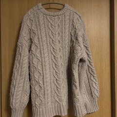 coca ベージュニットの画像