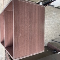 ２つのカラーボックス 3段 の画像