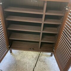 【リユースショップスパークル】靴箱　No.159　下駄箱　玄関収納　棚　シューズボックス　モダン　北欧　シューズケース　同商品あり！　配送設置可能♪の画像