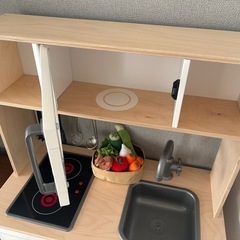 IKEA  おままごと　キッチン　調理器具　食材の画像