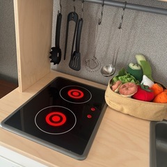 IKEA  おままごと　キッチン　調理器具　食材の画像