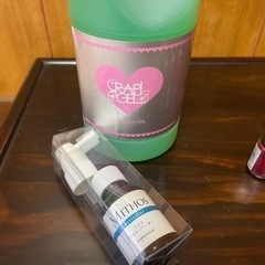 ジェルクリーナー　エタノール大容量　マニキュアセットの画像