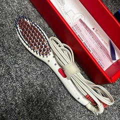 areti ブラシヘアアイロン ホワイトの画像