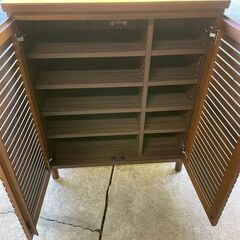 【リユースショップスパークル】靴箱　No.160　下駄箱　玄関収納　棚　シューズボックス　モダン　北欧　シューズケース　同商品あり！　配送設置可能♪の画像