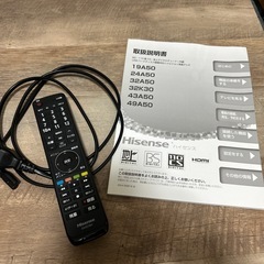 【24型テレビ】Hisense 24a50 の画像