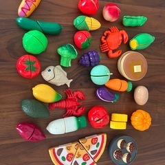 IKEA  おままごと　キッチン　調理器具　食材の画像