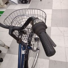 ★リユースのサカイ千葉中央店★  6段ギア付自転車　LEDオートライト 27 ブルー クリーニング済み TC5516の画像