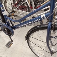 ★リユースのサカイ千葉中央店★  6段ギア付自転車　LEDオートライト 27 ブルー クリーニング済み TC5516の画像