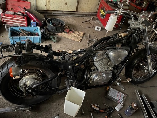 スティード400 レストアベース