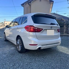 後期型LCIモデル 令和1年 BMW218dグランツアラー黒革 フルセグTV Bカメラ 3列7人乗 インテリSの画像