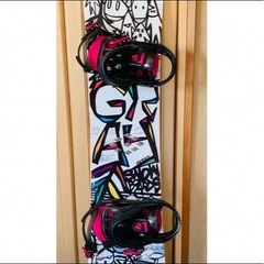 スノーボード、ビンディングせっとの画像