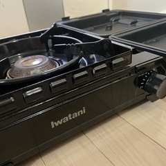 お家でもアウトドアでも！イワタニ　タフまる　ブラック　おまけ付きの画像