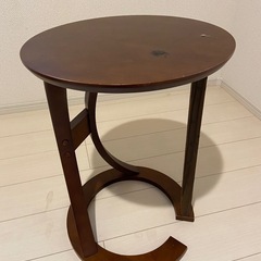 木製 サイドテーブル の画像