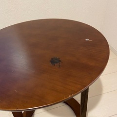 木製 サイドテーブル の画像