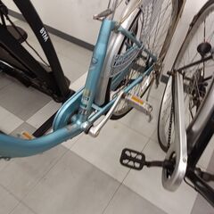 ★リユースのサカイ千葉中央店★ miyata  軽快自転車　LEDダイナモライト 26 ブルー クリーニング済み TC5517の画像