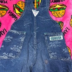 オシュコシュ 90 オーバーオール ヴィンテージ アメリカ古着 船柄 レアの画像