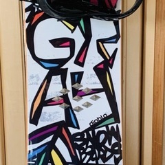 スノーボード、ビンディング セットの画像