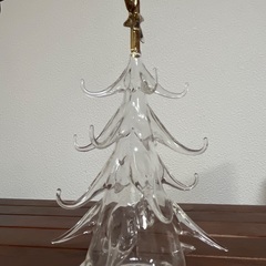クリスマスツリー　ガラス製の画像