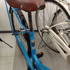★リユースのサカイ千葉中央店★  軽快 自転車 26 ブルー クリーニング済み TC5519の画像