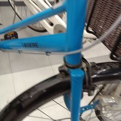 ★リユースのサカイ千葉中央店★  軽快 自転車 26 ブルー クリーニング済み TC5519の画像
