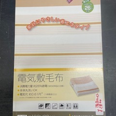 【中古】電気敷毛布　100×80 省エネ　広電【E1126IK】の画像