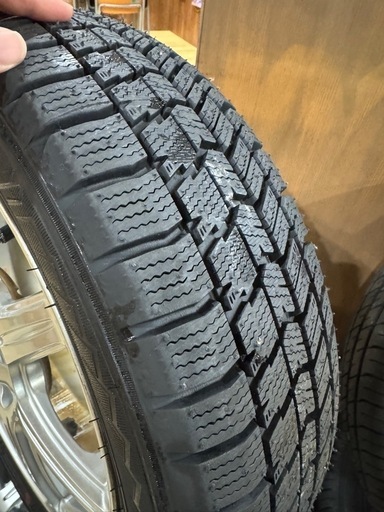 限定特価　軽四全般サイズ　155/65r14 新品冬タイヤ＆中古ホイールセット　