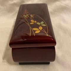 本漆 オルゴール アクセサリーケース 未使用の画像