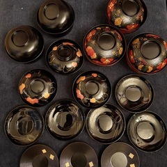 お椀　漆　セットの画像