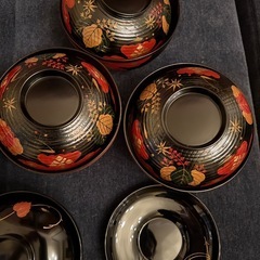 お椀　漆　セットの画像