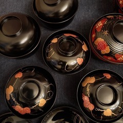 お椀　漆　セットの画像