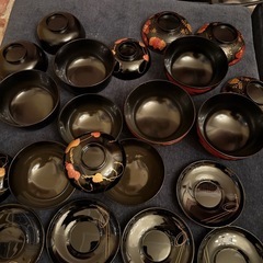 お椀　漆　セットの画像