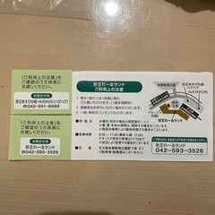 京王れーるランド　HUG HUG　入館券の画像