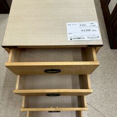 ★リユースのサカイ高崎店★TJ13436  チェスト ベージュ H63.5×D75×W45.5 クリーニング済みの画像