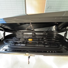 ヤリスクロスフラッシュレール付き用ルーフボックス&キャリアセットの画像