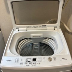取引中です　AQUA洗濯機2022製品 7.0kgの画像