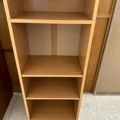 ★リユースのサカイ高崎店★TJ13437 (株)カインズホーム 棚 ライトブラウン H180×D29×W44.5 クリーニング済みの画像