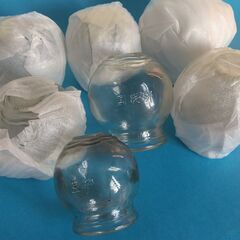 肉厚ガラス吸い玉　大中小　8個の画像