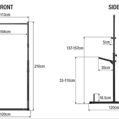 懸垂マシン　ハーフラックの画像