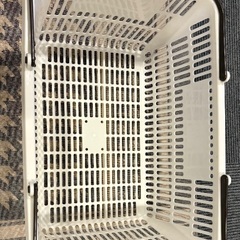 籠　白色　ほぼ新品の画像