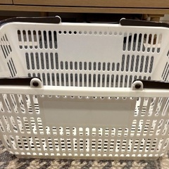 籠　白色　ほぼ新品の画像