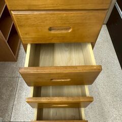 ★リユースのサカイ高崎店★TJ13438  隙間家具 茶 H180×D43×W29.2 クリーニング済みの画像
