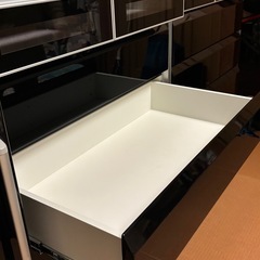 【美品】引き出し収納 ブラック（6段 × 2つセット）の画像