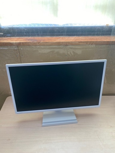 ○東145 動作品 I-O DATA 液晶モニター LCD-AH241EDW ディスプレイ パソコン 周辺機器 ホワイト