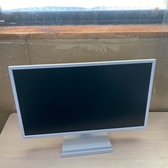 ○東145 動作品 I-O DATA 液晶モニター LCD-AH241EDW ディスプレイ パソコン 周辺機器 ホワイトの画像