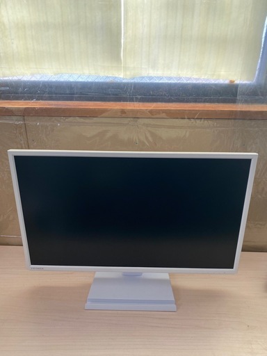 ○東145 動作品 I-O DATA 液晶モニター LCD-AH241EDW ディスプレイ パソコン 周辺機器 ホワイト