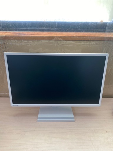○東145 動作品 I-O DATA 液晶モニター LCD-AH241EDW ディスプレイ パソコン 周辺機器 ホワイト