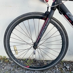 CANOVER ロードバイク ブラック/レッドの画像