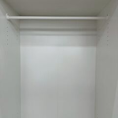 ★リユースのサカイ高崎店★TJ13442  ワードローブ 白 H175.5×D55×W800 クリーニング済みの画像