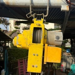 トーヨーコーケン ベビーホイスト 小型ウインチ BH-N300 荷重60kg 揚程14m　リモコン付　100v 電動　ウインチ　動作確認済の画像