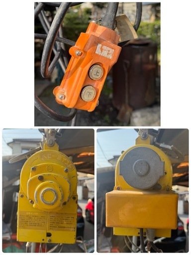 トーヨーコーケン ベビーホイスト 小型ウインチ BH-N300 荷重60kg 揚程14m　リモコン付　100v 電動　ウインチ　動作確